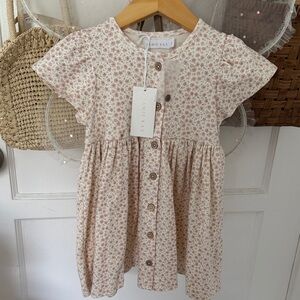 Jamie Kay Pink Floral Button-Front Dress